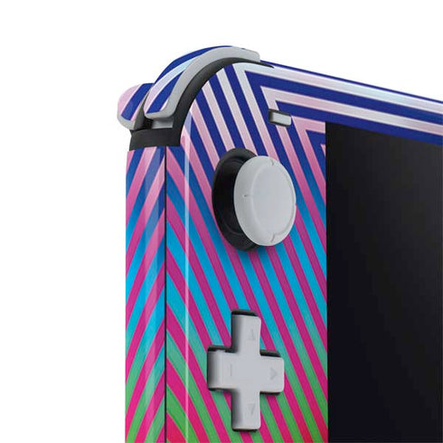 Wonder Woman 1984 (2020) Rainbow Chevron Logo Nintendo Switch Lite Skin